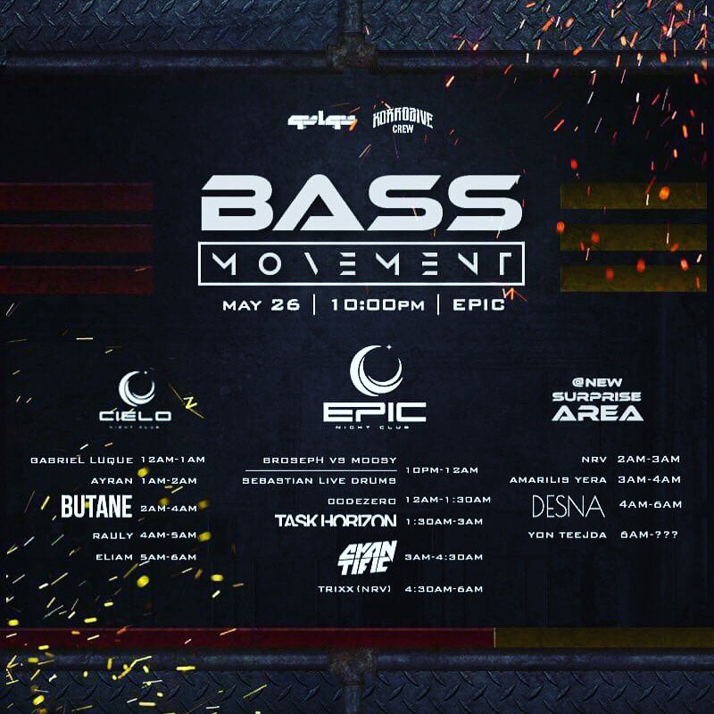 DAMAPROMO_'s tweet photo. BASS NEWS

NEW PRE-SALES 4 THE 
“BASS MVMNT” 
!TONIGHT!
🔥🔥🔥 
*Pre-Sales $10 SOLDOUT
*New Pre-Sales $15 AVAILABLE LIMITED
CONTACT: 787-318-0931
🔊🔊🔊
THIS IS A SIGN OF A MUST💪🏼 
https://t.co/c2a3SJSCEC
#Damapromo #QVLQV #BASSMVMNTPR #UndergroundEvent #DNBPR #BassUnity https://t.co/xhofwCsDb1