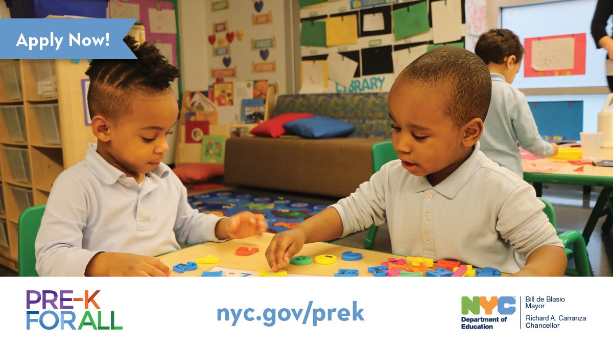 "I got a #preKforAll offer letter. What should I do now?" 👉🏽 Pre-register by June 6 by going to the program where you got the offer with your child, the offer letter, and the required documents. 
Learn more: nyc.gov/prek