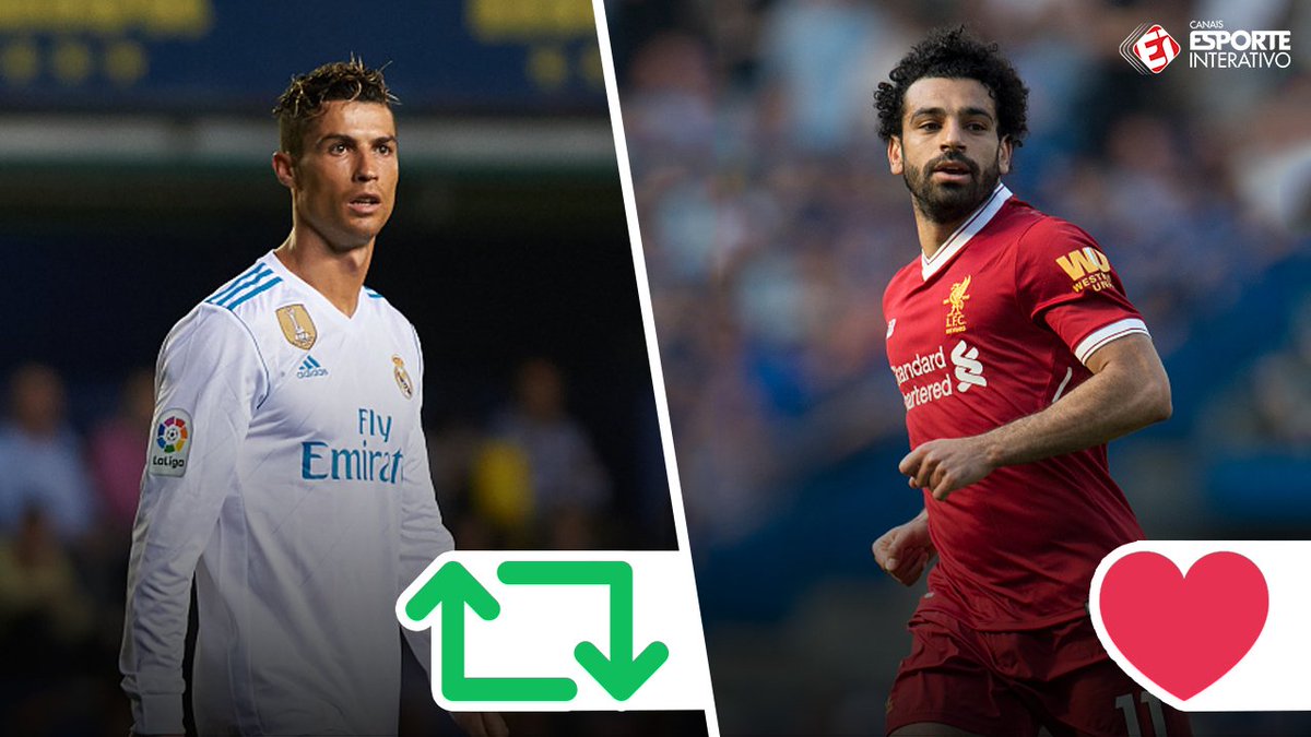 Cristiano Ronaldo e Salah: Quem você prefere? #FinaldaChampions