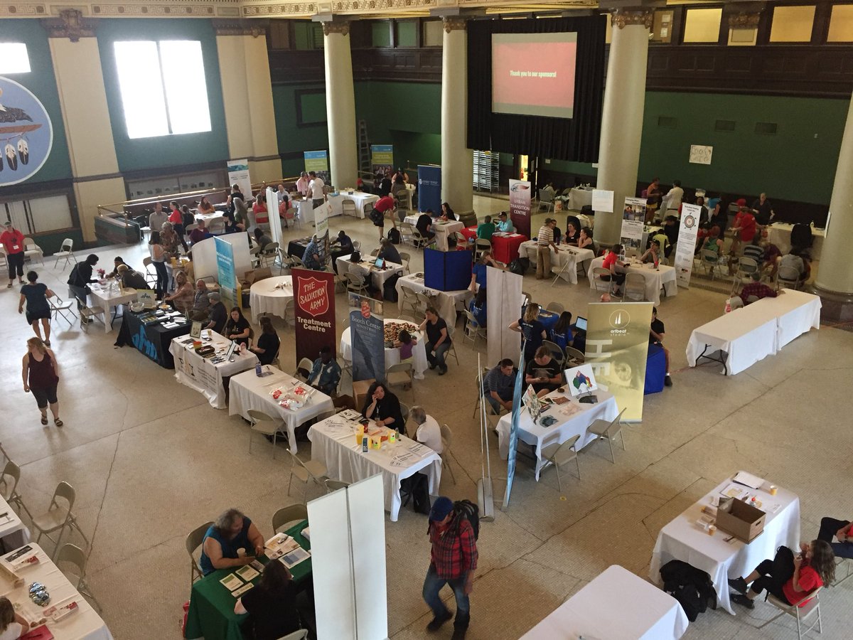 Winnipeggers experiencing homelessness or at risk of being homeless are receiving care from over 20 service providers and 100 volunteers today. Thank you to our agency partner, End Homelessness Winnipeg, for making it happen! #GiZheWaaTiSiiWin #LocalLove.