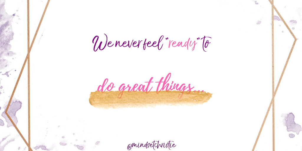 FearlessLeadHER's tweet photo. 💯 We have to CHOOSE 🍀 to do them, then we feel ready. 💋 
#BeReady https://t.co/u2GZpZ7hrp