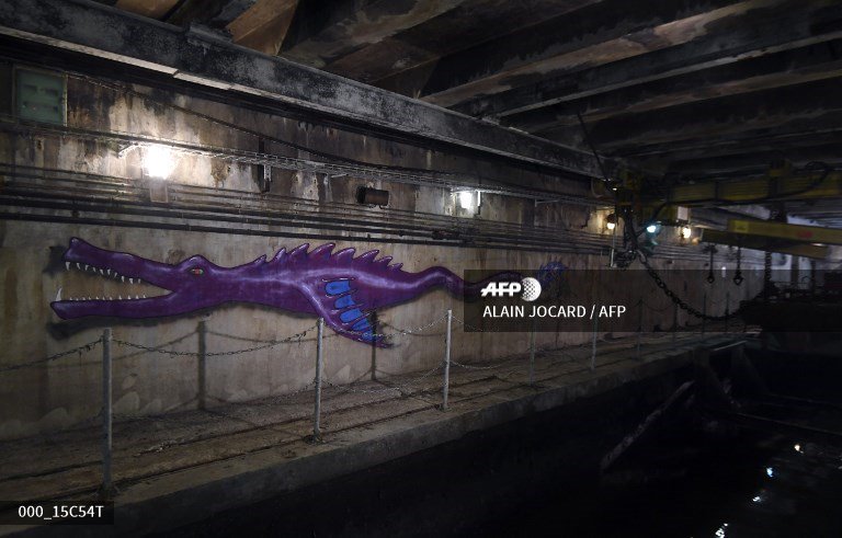 Wirth_Isa's tweet image. #streetartist #CodexUrbanus in a Paris sewer #underground #streetart @AFPphoto by @alainjocard