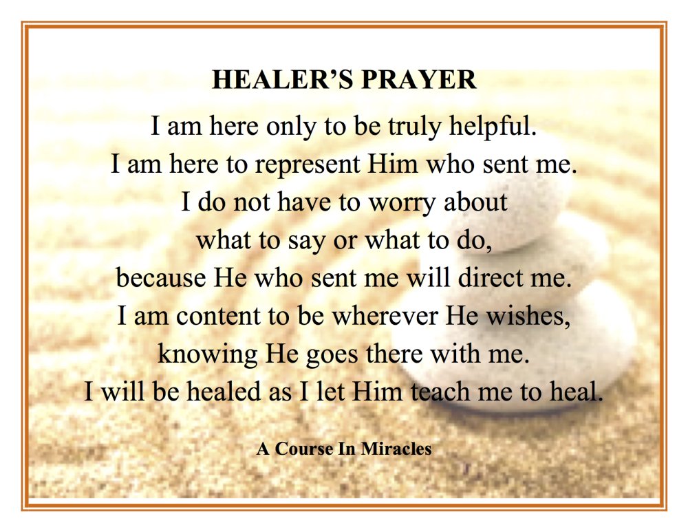 Dr. Romie Mushtaq, MD on Twitter: "A Healer's Prayer from A Course in Miracles: https://t.co/kI8eTpCaSS #Healers #Prayer #ACIM https://t.co/TLk3MwSZsS" / Twitter