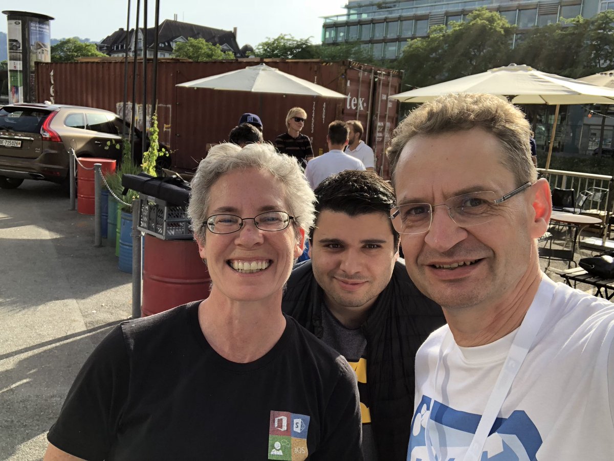 patricg's tweet image. @SandyU always a pleasure to SharePoint #aOS passion #SPSZurich #aOSRocks