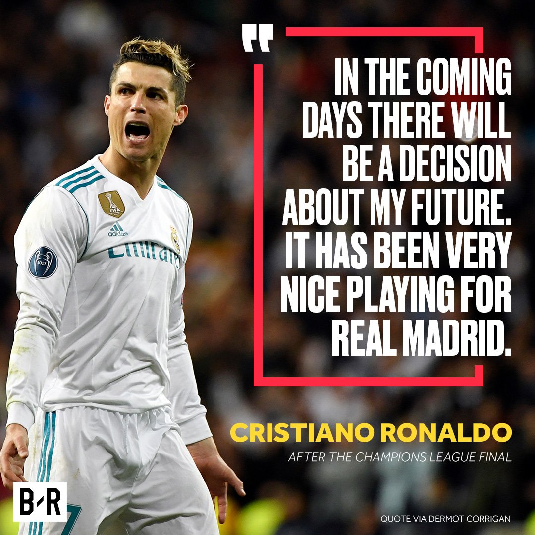 brfootball's tweet photo. Ronaldo drops a bombshell. https://t.co/CngdKV3A06