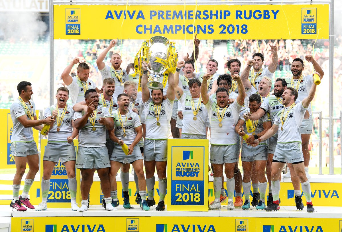 aplenorugby's tweet photo. #Rugby #AvivaPremiership Con Bosch y Figallo, Saracens le ganó la final a Exeter y recuperó la corona en la liga inglesa. https://t.co/KQh0uB3IiG https://t.co/uoWQn6akN5
