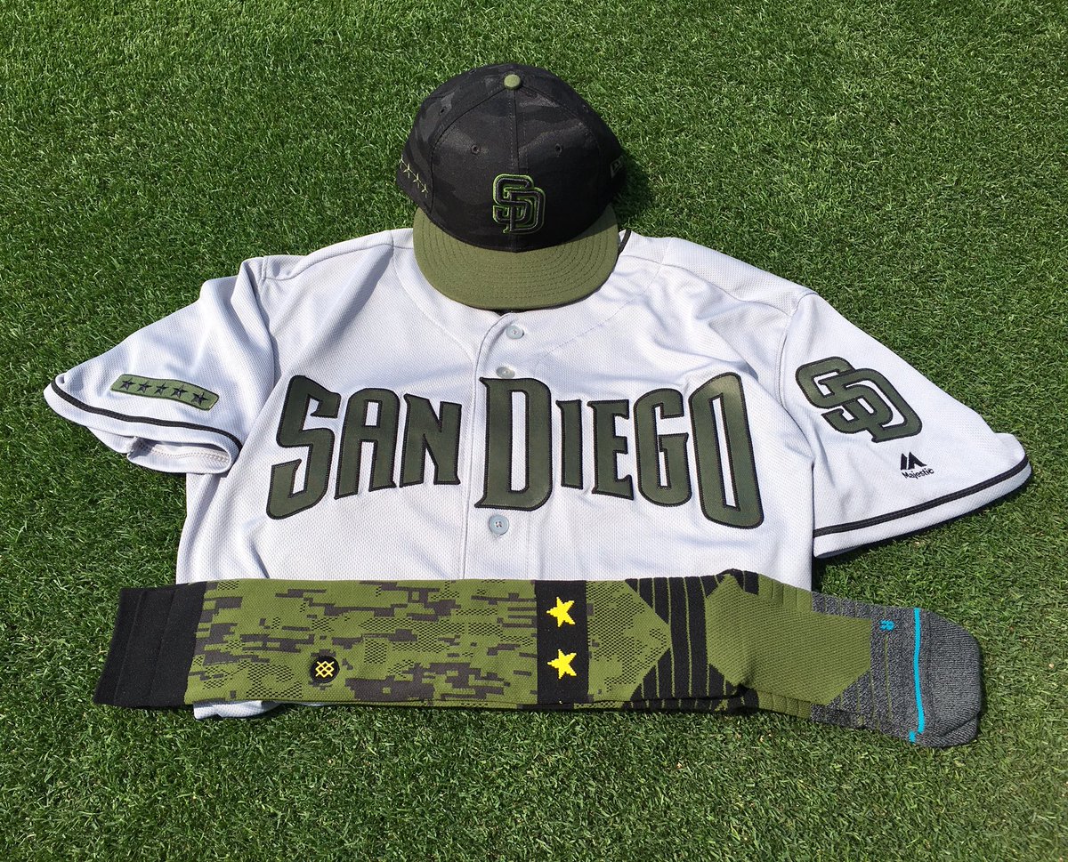 San Diego Padres on X: A glimpse at our uniforms for Memorial Day