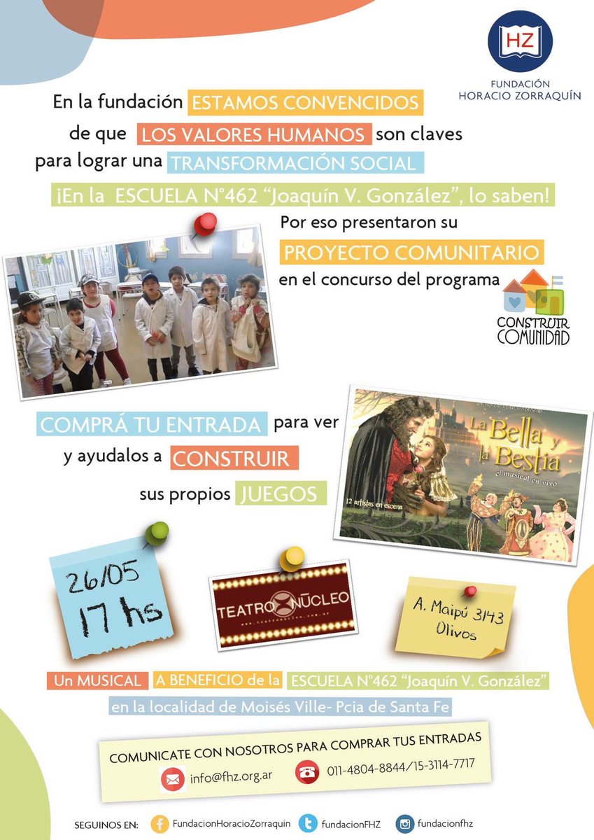 Nutrired's tweet photo. “Los valores humanos son claves para lograr una transformación social” Les compartimos esta invitación de @fundacionFHZ 
¡Podes encontrar toda la información en el flyer! https://t.co/g8PvHx9XjZ