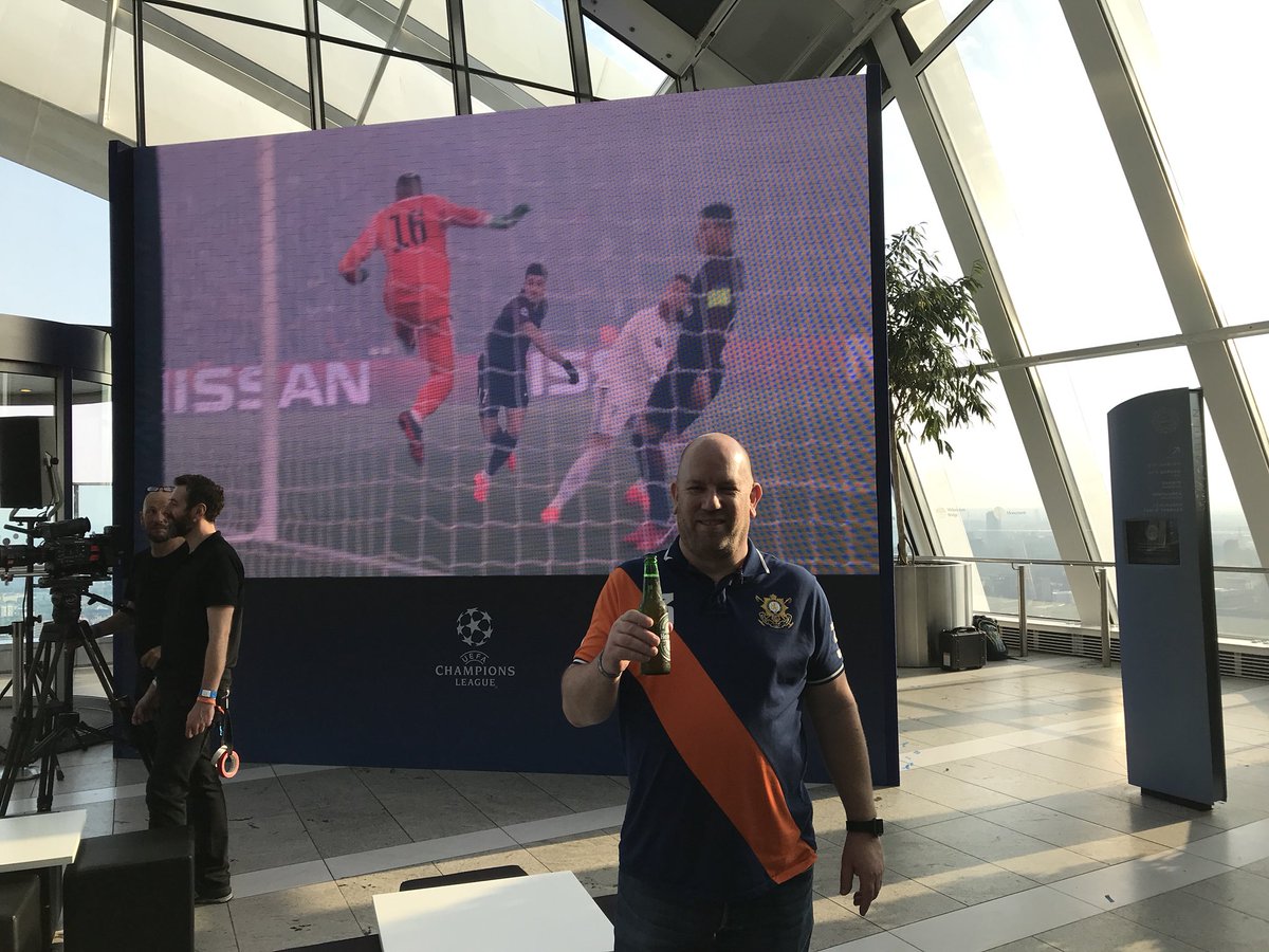 JPGriff16's tweet photo. We have arrived! #UCLParty #AllezAllezAllez https://t.co/q8nx2Fqanj