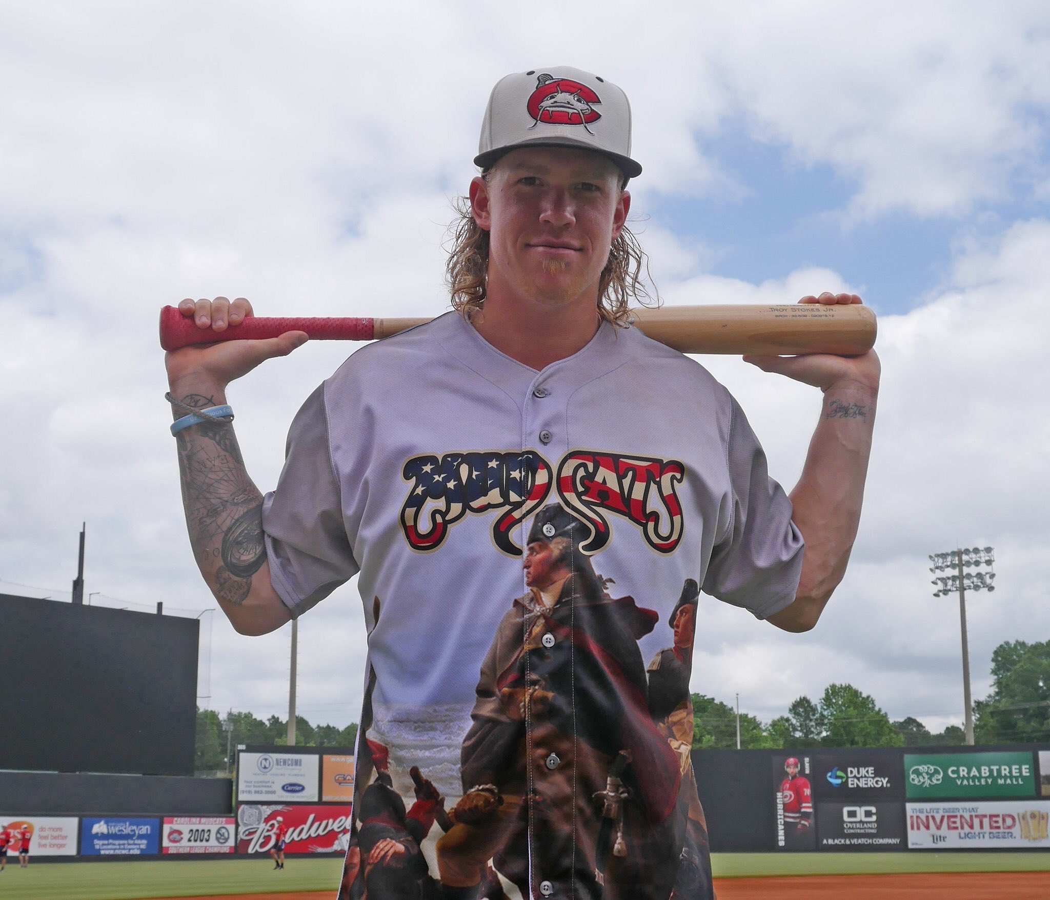 carolina mudcats jersey