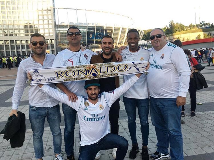 Pic | Cristiano’s friend and family members in Kiev