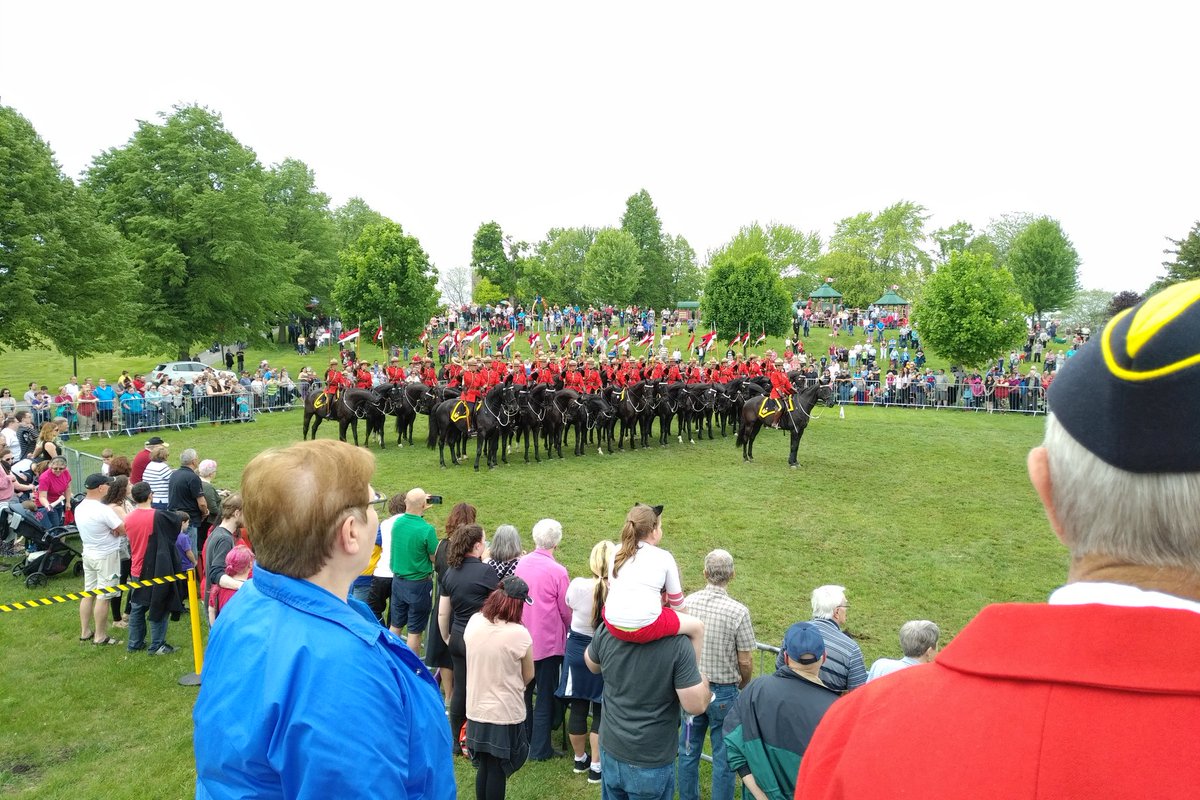 We're half way through the RCMP Musical Ride. https://t.co/pOCWBx8P5M