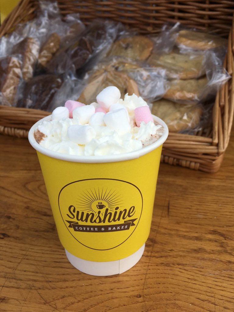 Chocolate in the sunshine 😎#thesunshinevan #ruffordhall #foodfestival