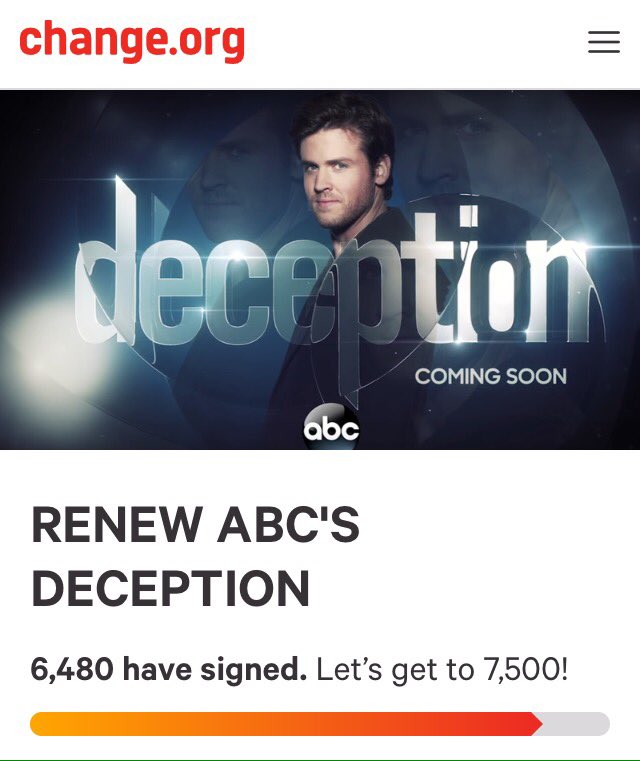DawnKeeper63's tweet photo. keeping signing https://t.co/fuOpQ2j6PI , 6.4k, we can do this👼🏻💪🏻#SaveDeception #RenewDeception #Deception #CameronBlack #JonathanBlack #DeceptionSeason2 #DeceptionSunday #Deceptioners https://t.co/B8hGlLHYhd