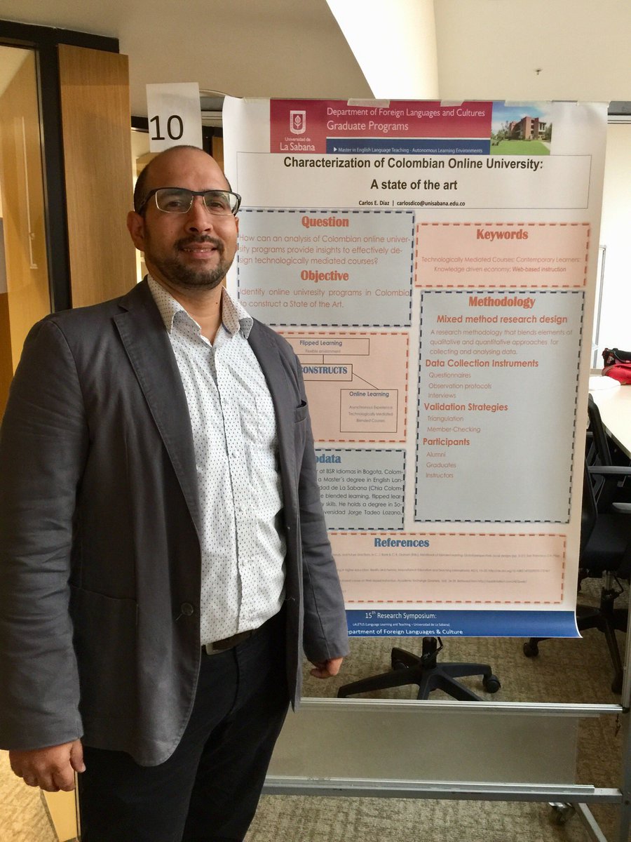 albedro's tweet photo. @MastersELT Master’s candidates Ad portas #15thResearchSymposium #PosterSession #UnisabanaELT https://t.co/7ryN9nxiv8