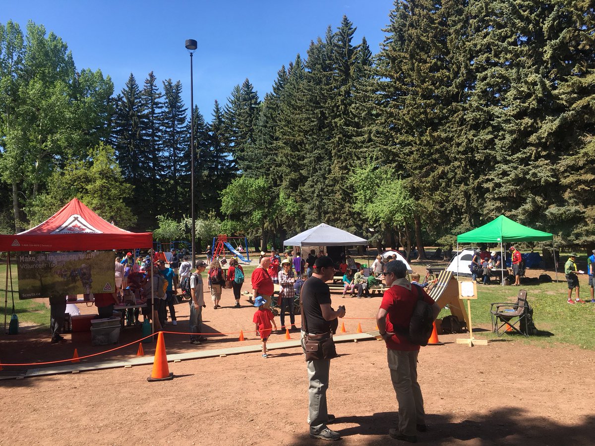 It’s great to be hanging out at The Great Scouting Adventure in #Calgary today! #ScoutsDoStuff <a href="/scoutscanada/">Scouts Canada</a>