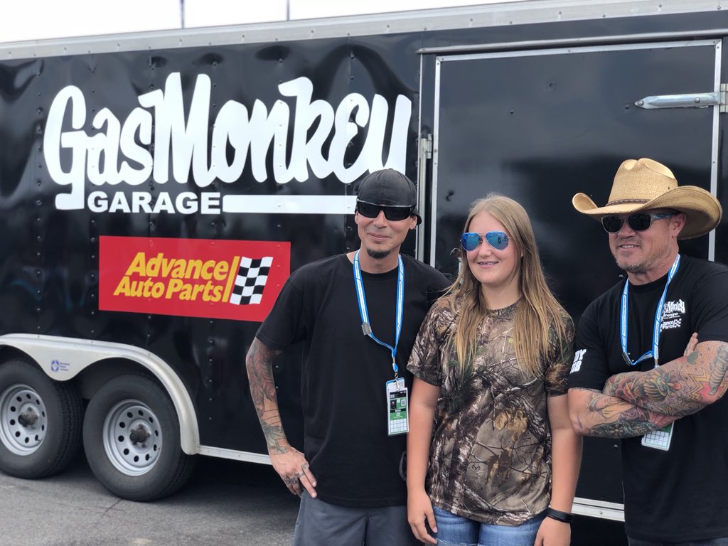 GasMonkeyGarage's tweet photo. Thank you everyone for coming to hang with Mike and Tony in the midway for our #advanceautoparty! Tomorrow is gonna be huge @RRRawlings will be taking pics and signing autographs at 10am in the Midway at @IMS! Better be there!!! #gasmonkeygarage #indy500 https://t.co/V23UO6Dplv