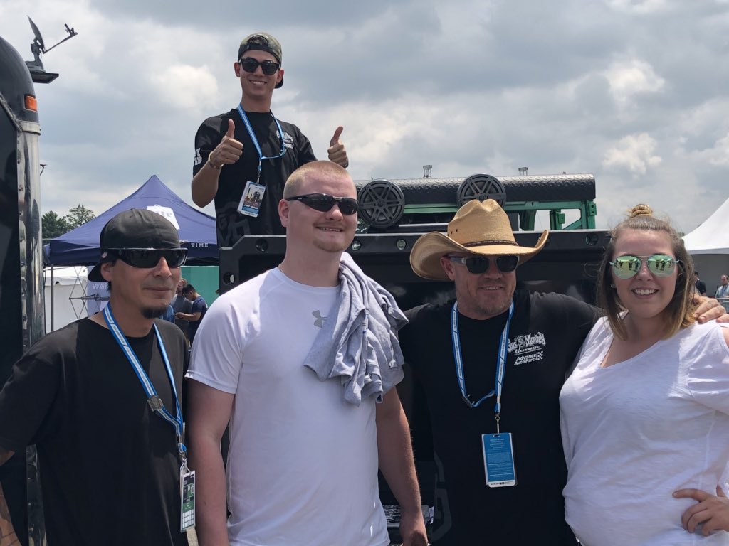 GasMonkeyGarage's tweet photo. Thank you everyone for coming to hang with Mike and Tony in the midway for our #advanceautoparty! Tomorrow is gonna be huge @RRRawlings will be taking pics and signing autographs at 10am in the Midway at @IMS! Better be there!!! #gasmonkeygarage #indy500 https://t.co/V23UO6Dplv