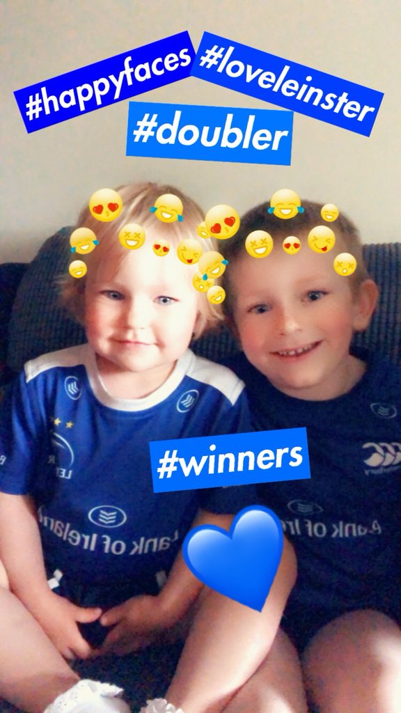 Pollymc27's tweet photo. Yup Outta That.... Well done Leinster... 💙💙
En route to Dublin #collectintheboys!!! #norush #celebratintobedone #pro14champions #doublewinners #leinsterrugby #class #bestseasonever #loveleinster #rugbyfamily #bluehearts #farewellisa https://t.co/x6FqqKDvRR