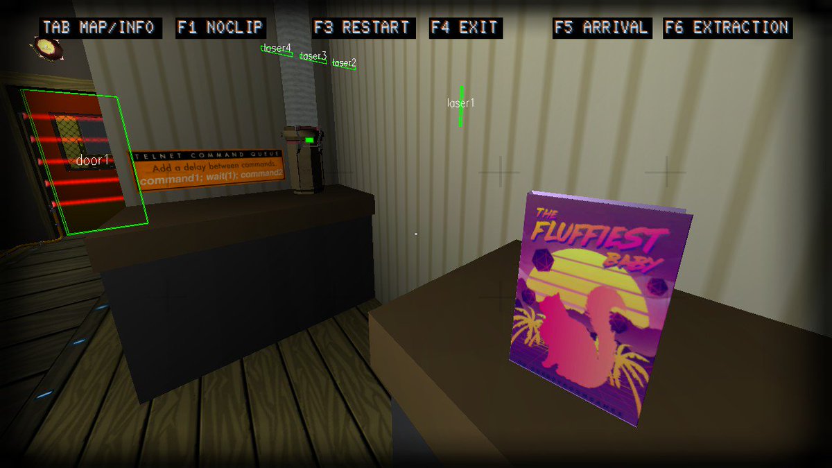 MikeyHay's tweet photo. Just rolled out a smol update to my latest Quadrilateral Cowboy map, The Verbose Vault Venture- now featuring @stokedbro and Ripley 🐱 #blendogames https://t.co/DTbVxONW7r https://t.co/sm8AhgGvJz