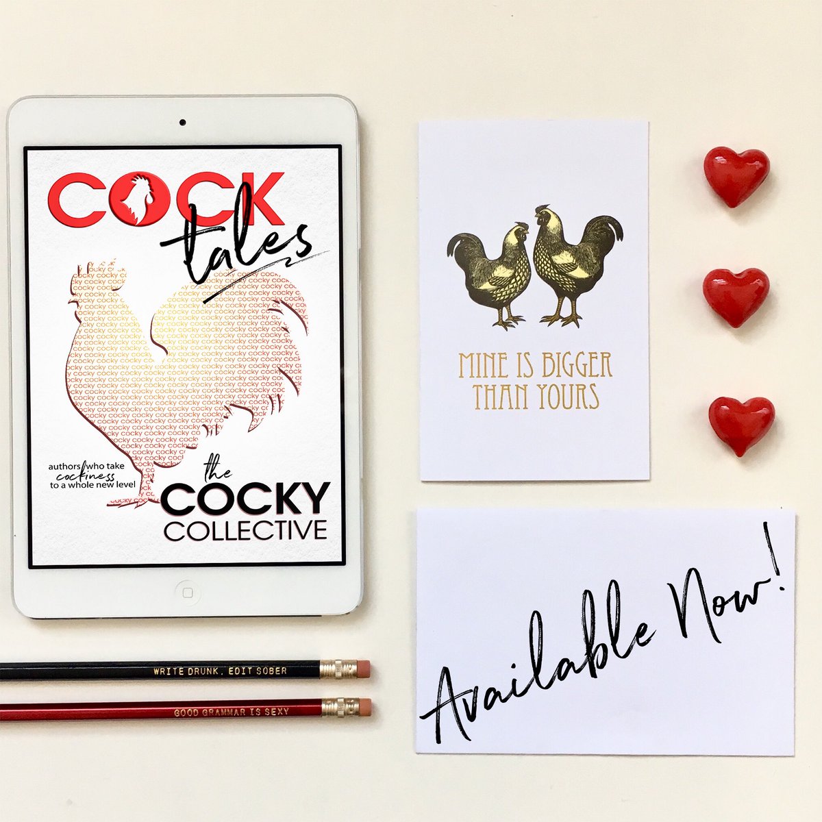 🐔🐔 Cocktales 🐔🐔
 #LimitedReleaseAnthology #OriginalMaterial, from some of your favorite bestselling authors is GRAB IT WHILE YOU CAN #FightLikeARomanceAuthor #TeamAuthors #AmazingAuthorsUnite
🐔For more information, visit: cockyauthors.com