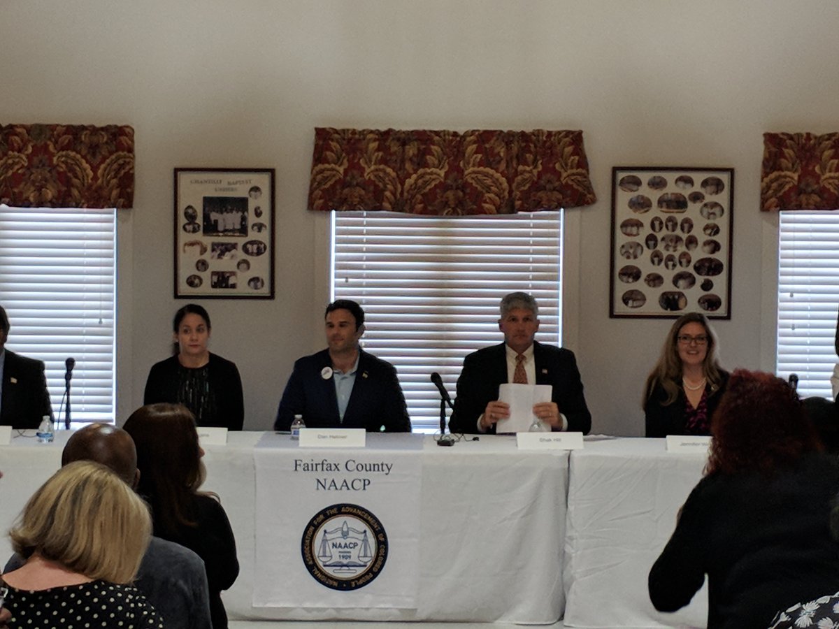 shakhill's tweet photo. I will hold town halls and show up to events in the 10th when elected. Unlike my opponent, who constantly avoids here constituents and usually has an entourage of interns blocking people from talking to her. #NoShowBarbara #VA10 #ShakPack https://t.co/u1YH6KLHNR