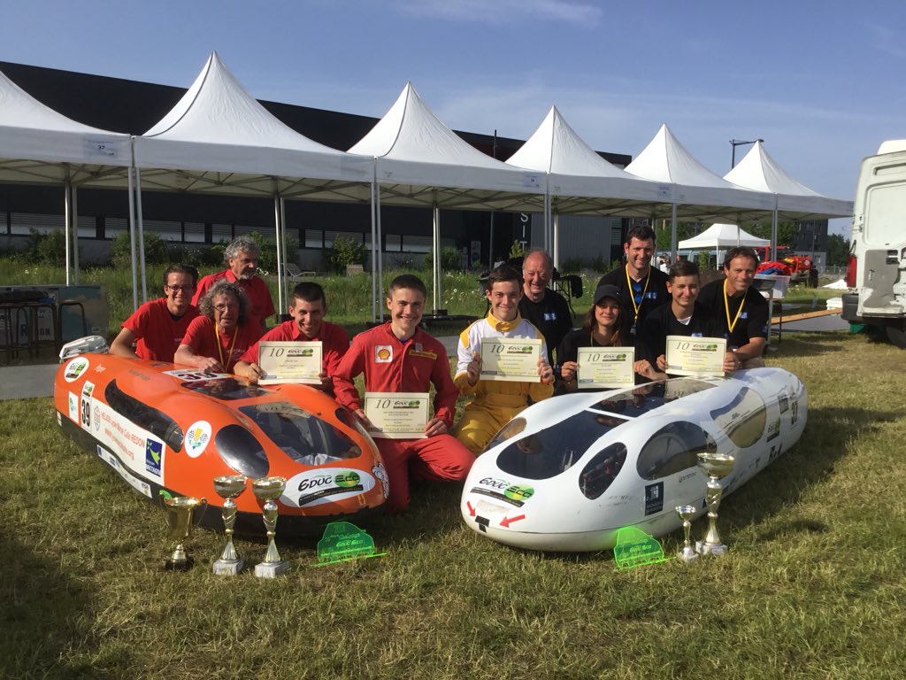 6 fois sur le podium à Valenciennes !!!
1er prototype toutes catégories
1er proto élec
1er proto bio-Méthane
1er prix du moteur thermique 
Prix spécial du jury Campus universitaire 
Vainqueur du trophée GRTgaz
<a href="/RedonAgglo/">REDON Agglomération</a> <a href="/campusesprit/">Campus E.S.P.R.I.T. Industries</a> @GRTgaz 
#onenapleinlecamion!!!!🏆🏆🏆🏆🏆🏆