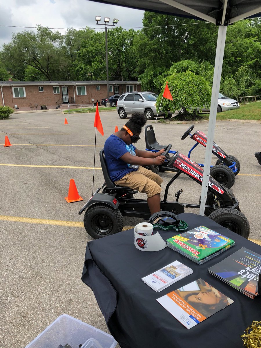 NashSheriff's tweet photo. Our DCSO SAAFE crew are at St. Phillip AME Church 5th Annual Block Party! They have their pedal cart, visual impairment goggles, as well as other free literature and coloring books! Always a great event, hope to see you there! https://t.co/suWhTPICNn