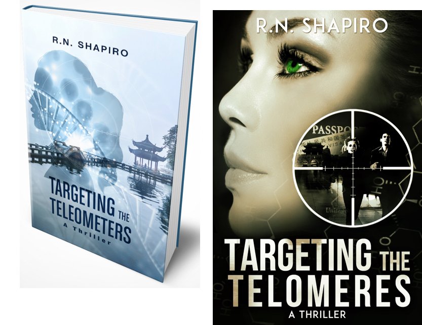 TamingTelomeres's tweet photo. Please weigh in on my new thriller book cover design poll (Targeting the Telomeres) https://t.co/2PoHH1fIst https://t.co/WgFHVRTaeU