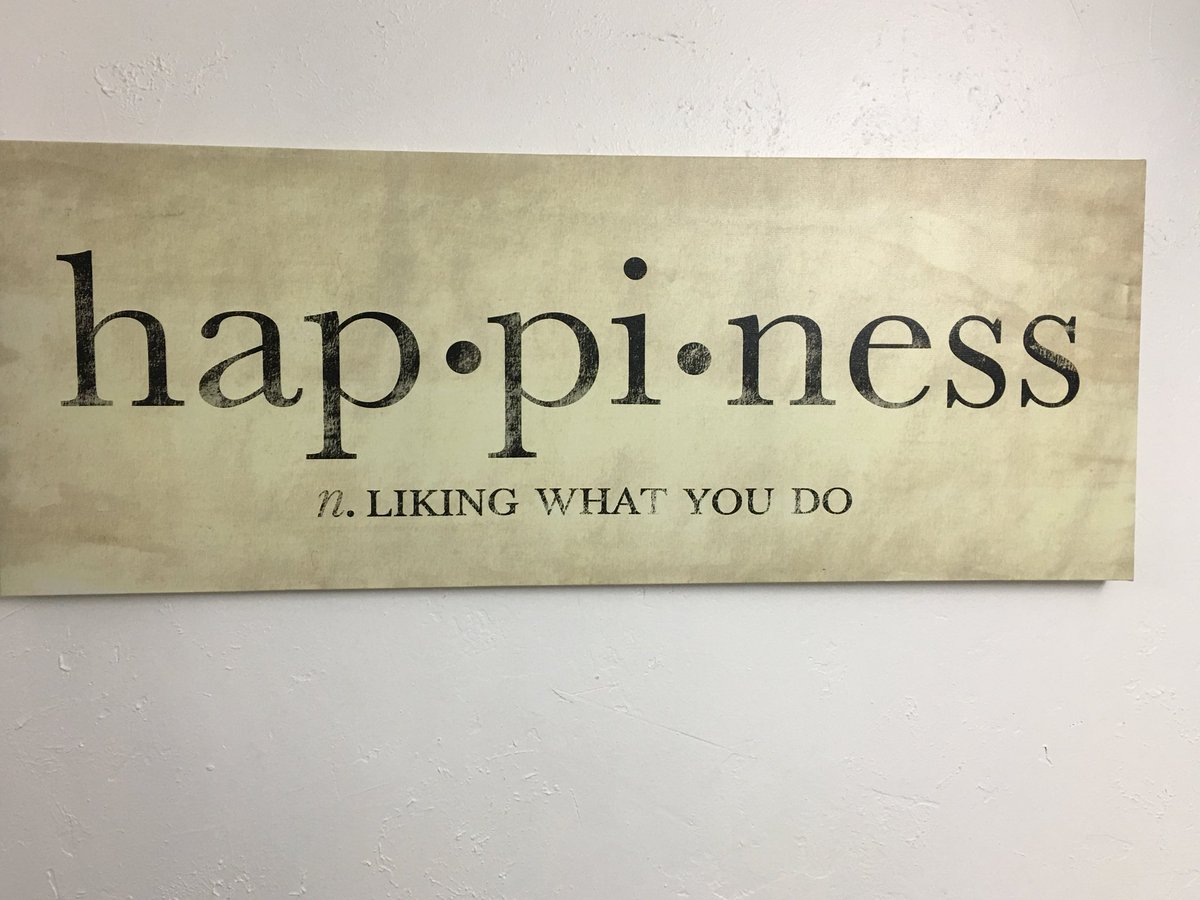 blee01's tweet image. Happiness - liking what you do.