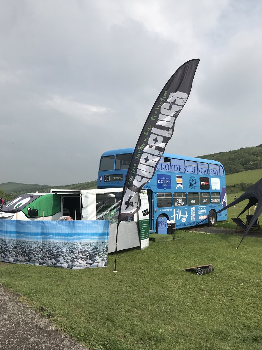 Thanks to @surfplugs coming along today and helping more people to look after their ears. Aiming for another visit later this season. More demos and tech advice tomorrow from @greenoverhead @therockinngeorgeham @rupertandbuckley <a href="/thatchcroyde/">The Thatch</a> <a href="/dryrobe/">dryrobe</a> <a href="/themanorcroyde/">Manor Croyde</a>