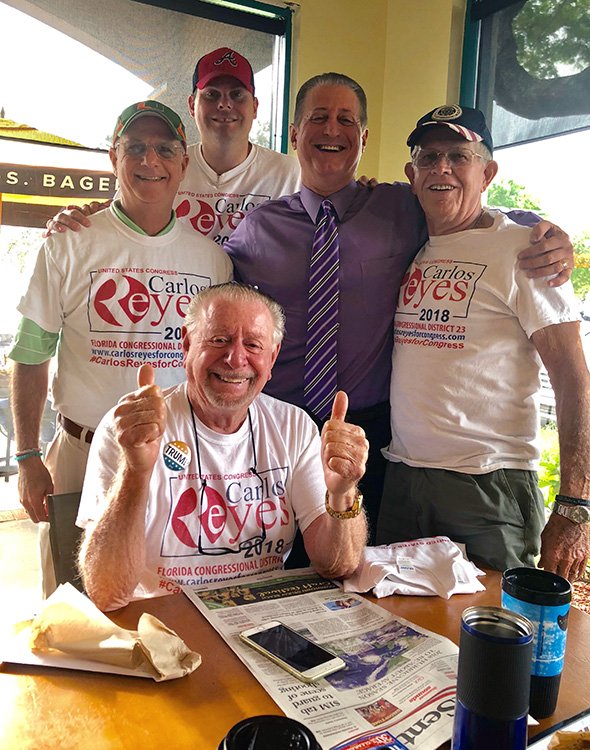 CarlosJReyesFL's tweet photo. Great to see so many friends yesterday at @EinsteinBros. Over the past ten years, I have developed wonderful relationships with many folks here. I promise to earn both your vote and future support. #FL23 #ExperienceCounts #ExperienceIsTheDifference https://t.co/zqRyPH7xTB