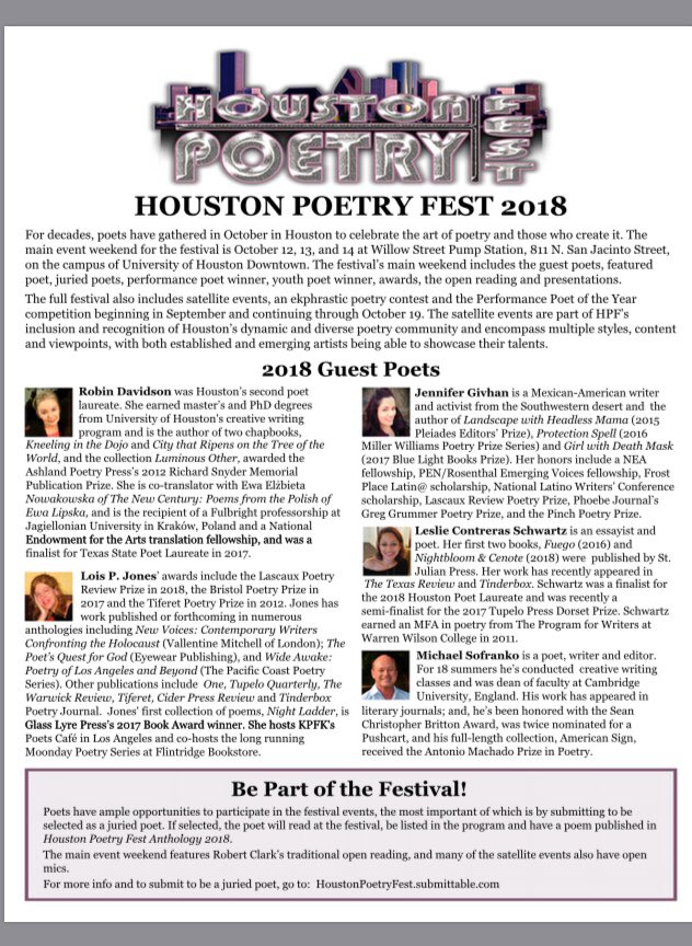 Houston Poetry Fest tweet media