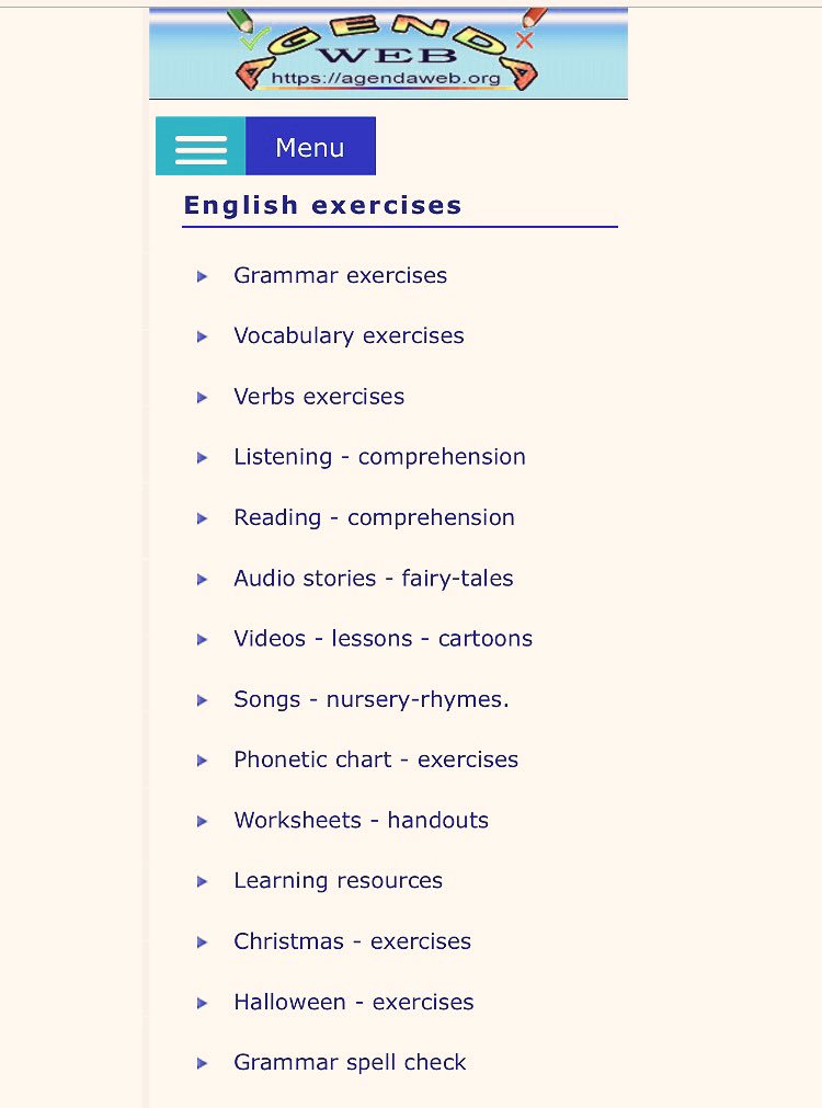 Asm885's tweet photo. من المواقع المميزة لتطوير اللغة #الإنجليزية 
يحتوي على تمارين لكافة المهارات
وبمختلف المواضيع
كما يوجد تمارين تتعلق بالقواعد والكتابة الصحيحة وتنمية مخزون الكلمات :
https://t.co/Qt8l2W1STs https://t.co/okUxJpJLwr