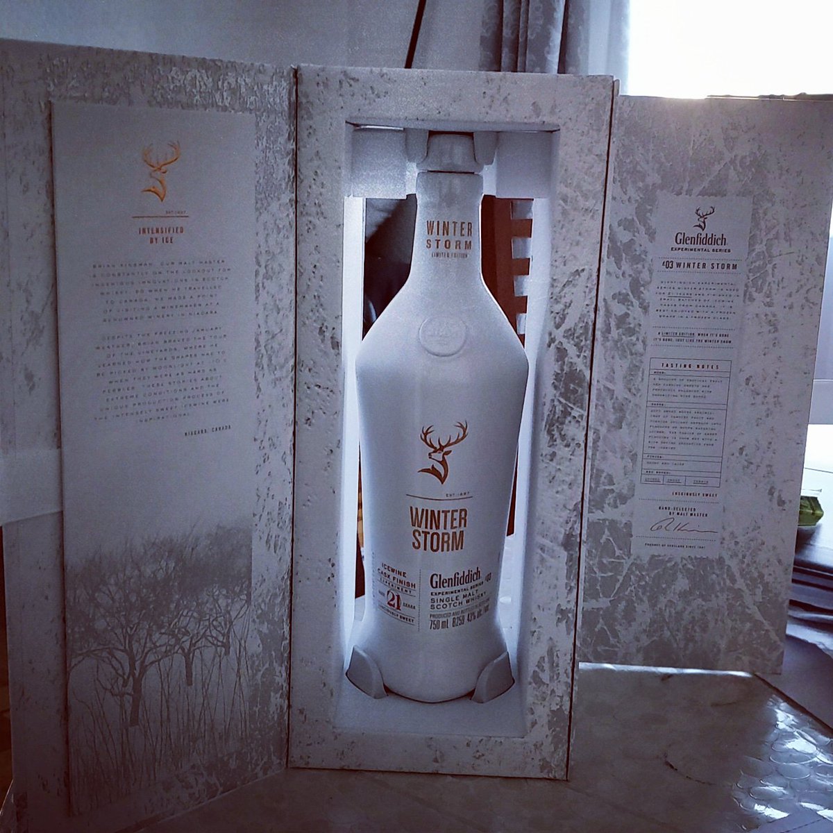 BarryLee82's tweet photo. #WinterStorm #Experiment03 is in the pipeline. Waiting for a special occasion for this one! @GlenfiddichSMW #ExperimentalSeries #GFExperiments @GlenfiddichSA https://t.co/XahMCo2AZ6