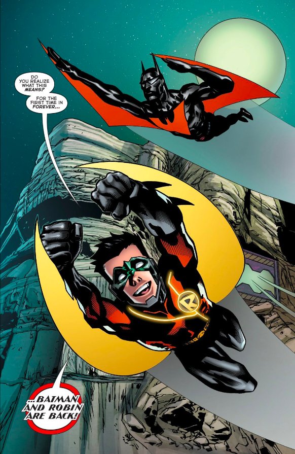 For the first time in forever ... Batman and Robin are back! What's your review of BATMAN BEYOND #20?