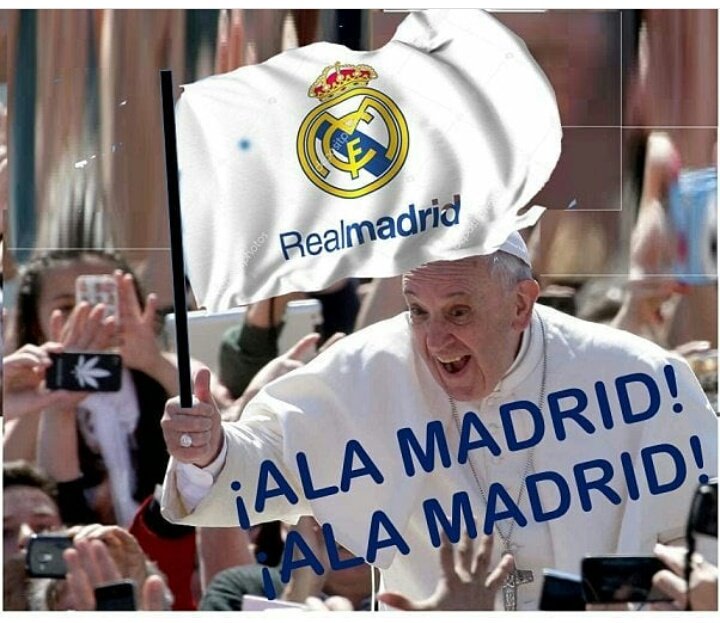 AlejandroMF96's tweet photo. El papa en este momento #UCLfinal https://t.co/6gtxE4Qsts