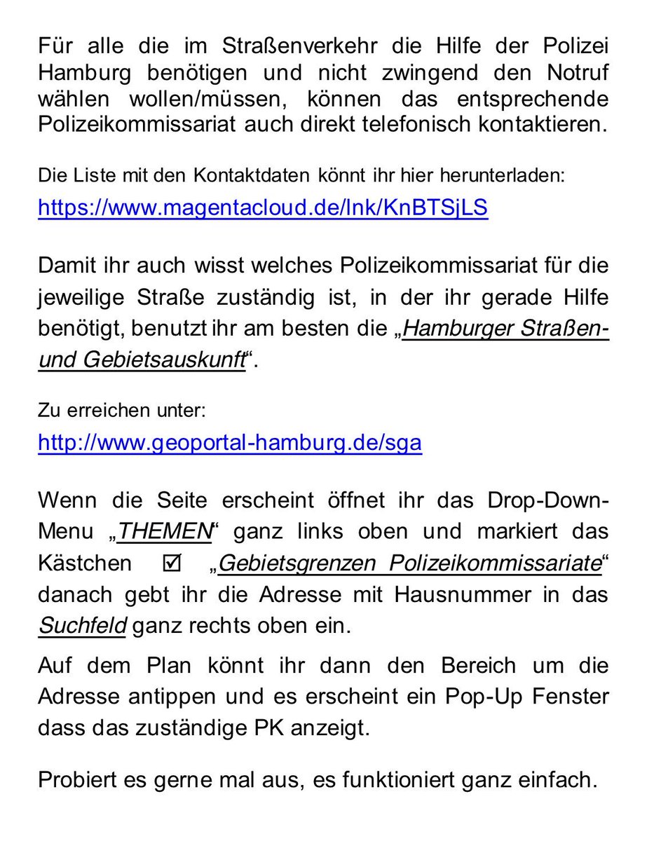 RadwegH's tweet photo. Auf der diesjährigen #VELO_Hamburg hat uns die Fahrradstaffel der @PolizeiHamburg einen nützlichen Tipp gegeben, für alle die, die polizeiliche Hilfe im Straßenverkehr benötigen und nicht zwingend den Notruf  wählen wollen/müssen.

https://t.co/iLG62t0Uke
https://t.co/g07cHXySO0 https://t.co/GtJbf5IhdP