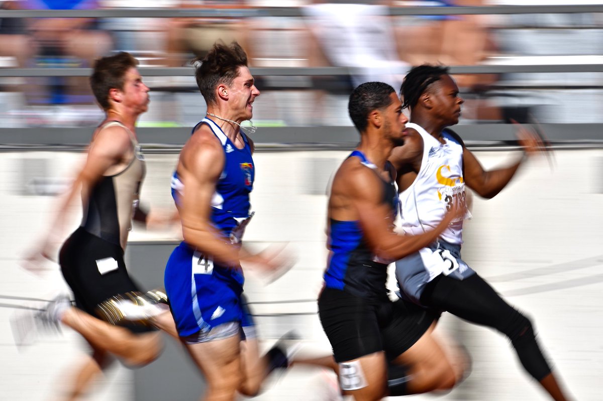 A little slow shutter and panning.