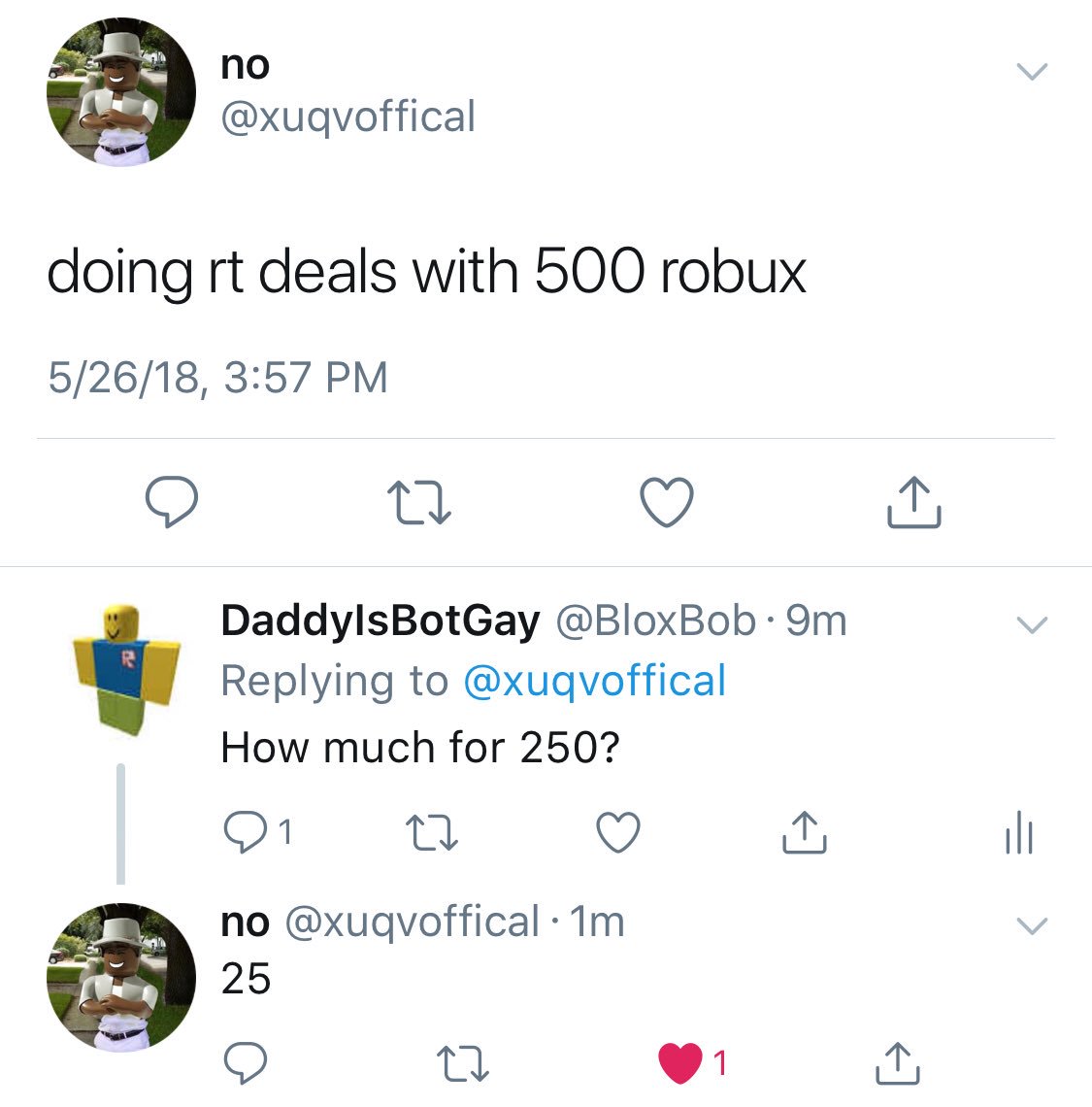 Noobs On Twitter Can I Get 25 Rts For Robux From - 9m robux