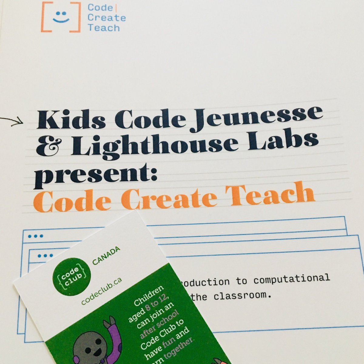KidsCoding's tweet image. Now that all our #teachers are computational thinking whizzes, the next step is to implement into schools and build on the momentum with #codeclubcanada ! @KidsCoding #cancode