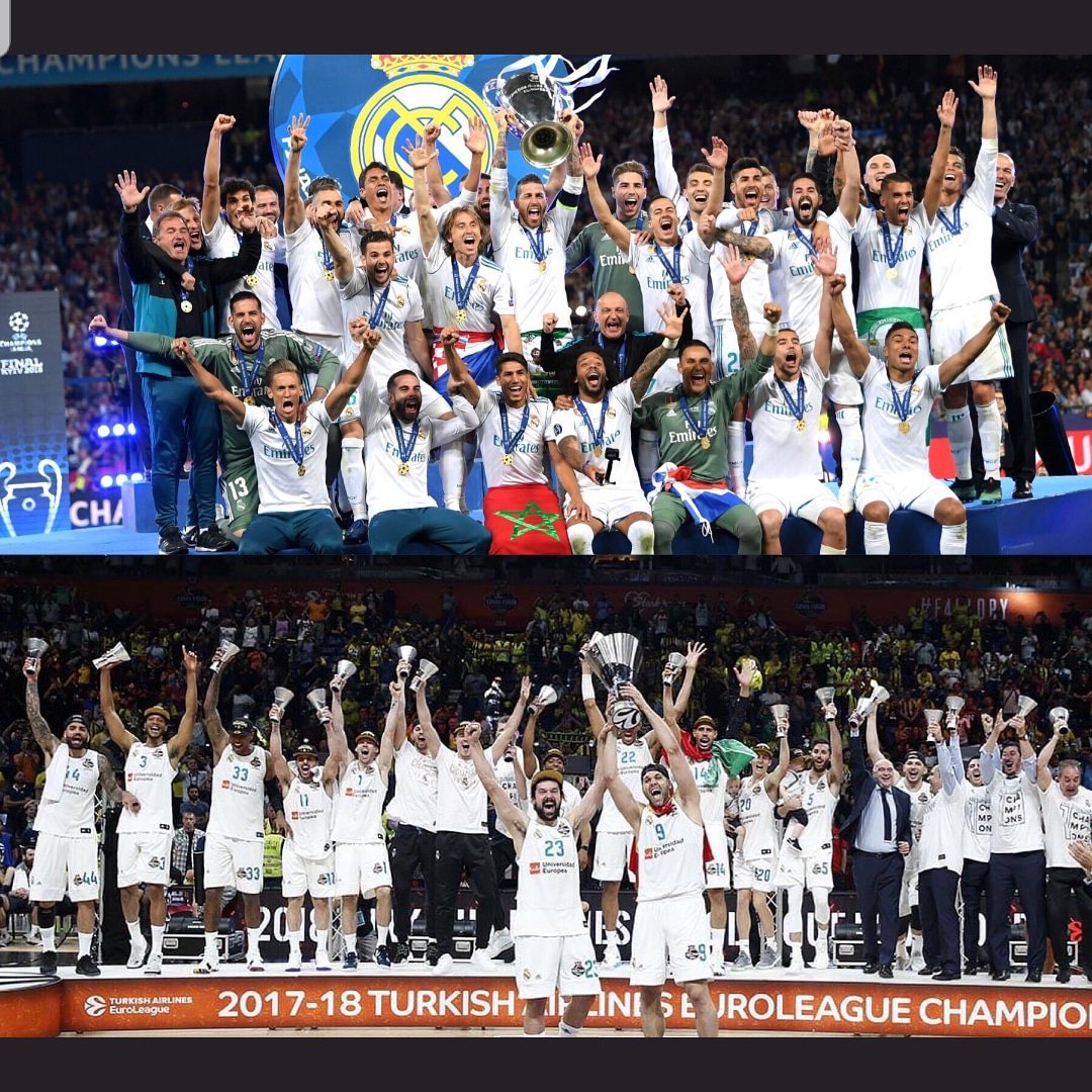 Ramu40se's tweet photo. Año histórico para el mejor club del mundo ⚽🏀13🏆10🏆🇪🇸 https://t.co/FnnTcHXzDS https://t.co/qL6WdAdS6g