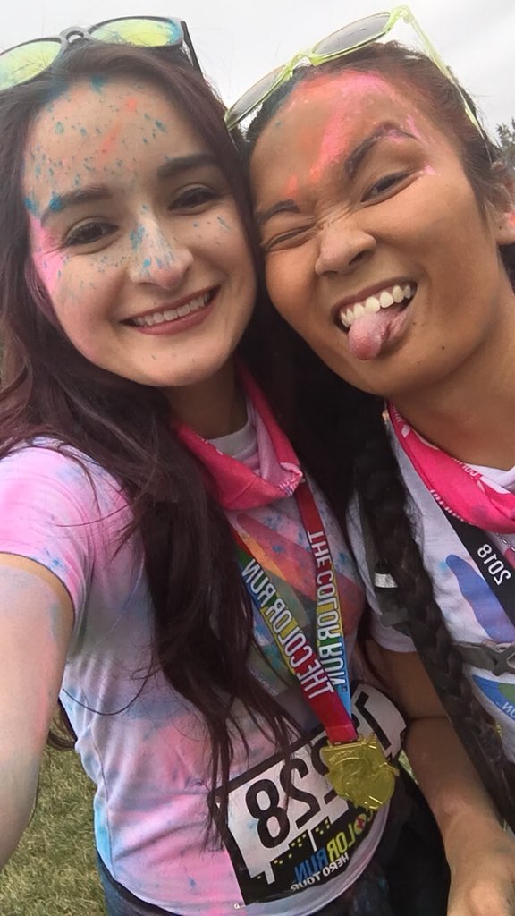 ishaa4life's tweet image. Bomb. Ass. Morning. #ColorRun2018