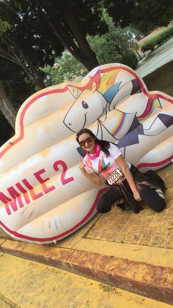 ishaa4life's tweet image. Bomb. Ass. Morning. #ColorRun2018