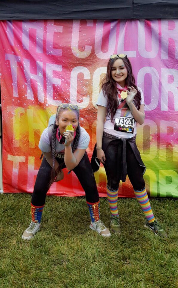 ishaa4life's tweet image. Bomb. Ass. Morning. #ColorRun2018