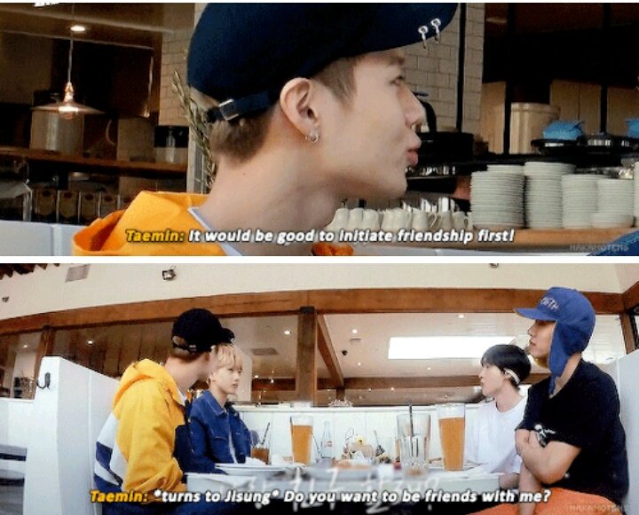 shineeprint's tweet photo. taemin asking jisung to be his friend cause he knows how it is to debut at such a young age and not have time to make any...i cried,,this is the cutest thing, i love taemin so much https://t.co/KXAK8vZRT1
