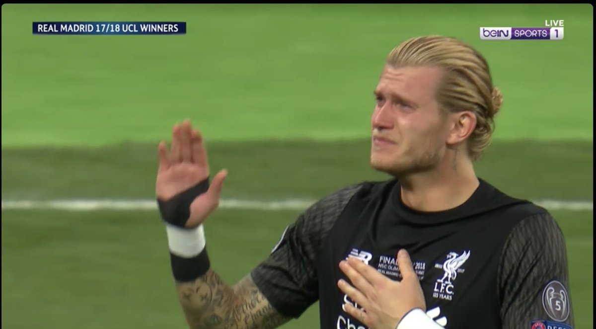 Jihadd_'s tweet photo. It was disgusting the way the Liverpool players just left him on the pitch. First person to console was a Madrid player. Yes he cost them 2 goals but heโs been amazing whole season, he #walkedAlone when it was supposed go be #YoullNeverWalkAlone
#karius #liveroolfans #forgiven https://t.co/Ohf8bEj4Sn