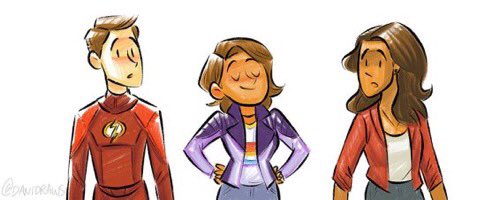 westallenart's tweet photo. West-Allen family art by @danidraws! #TheFlash https://t.co/zJ6oatyYq7