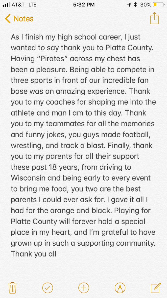 DSchmidt_28's tweet photo. Thank you to @PCHSTrack_Field @PCWRESTLE @_pcpirates it’s been a blast. https://t.co/ORRP5qRDuI