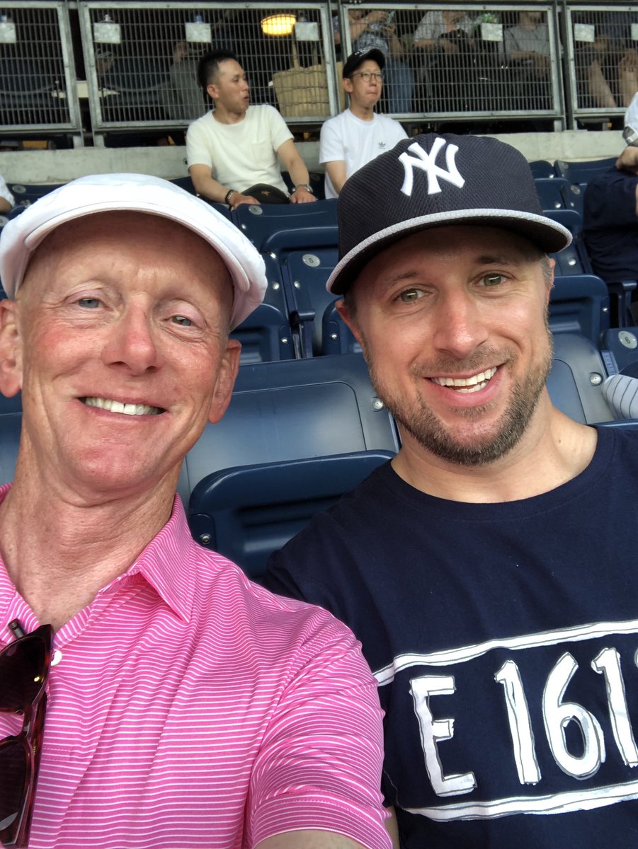 jgrosner's tweet photo. First game at the new Yankee Stadium for my father-in-law. Let’s go Yanks #mobilizingnyy #yankees https://t.co/LW06lf6Sws